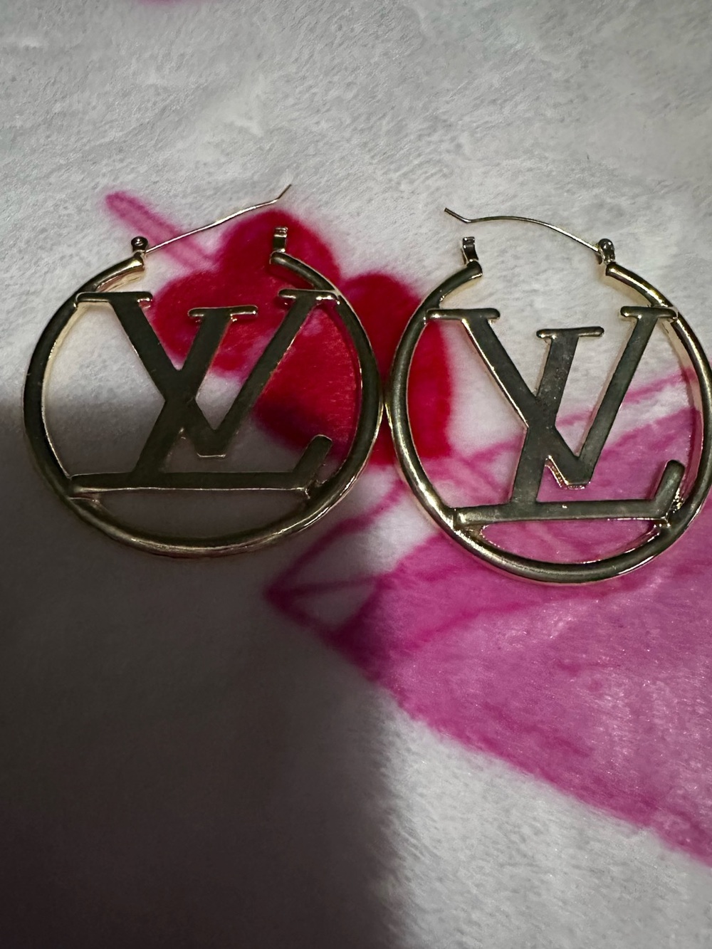 New Fashion LV large hoops!
